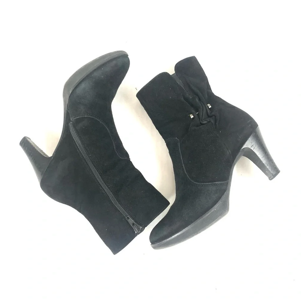 Paul Green Faux Fur Lined Suede Boots  - Size 6